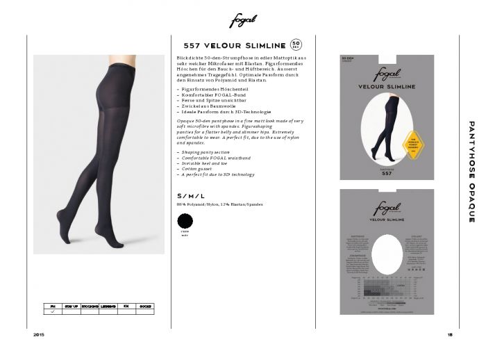 Fogal Fogal-basic-lookbook-2015-18  Basic Lookbook 2015 | Pantyhose Library